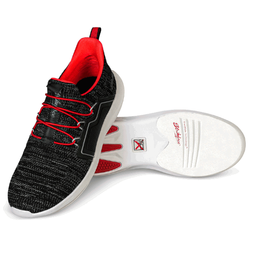 KR Strikeforce Patriot Red/Black Men Athletic Bowling Shoes - Image 2