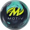 Motiv Supra Rally Teal/Black Pearl Bowling Ball - Image 2