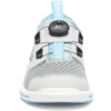 Dexter Women’s DexLite Pro BOA Light Grey/Blue Right Hand Bowling Shoes - Image 3