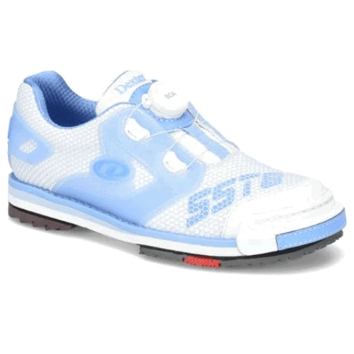 Dexter Womens SST 8 Power Frame BOA White/ Blue Right or Left Hand Bowling Shoes - Image 2