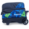 Brunswick Punisher Double Roller Blue/ Green Bowling Bag - Image 6