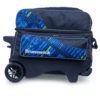 Brunswick Punisher Double Roller Blue/ Green Bowling Bag - Image 7