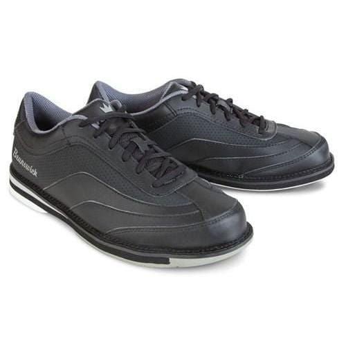 Brunswick Mens Rampage Interchangeable Black Left Hand Bowling Shoes - Image 2