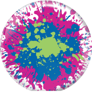 Brunswick Paint Splatter Viz-A-Ball Bowling Ball