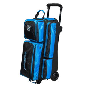 KR Strikeforce Konvoy Black/Caribbean Blue Triple Roller Bag