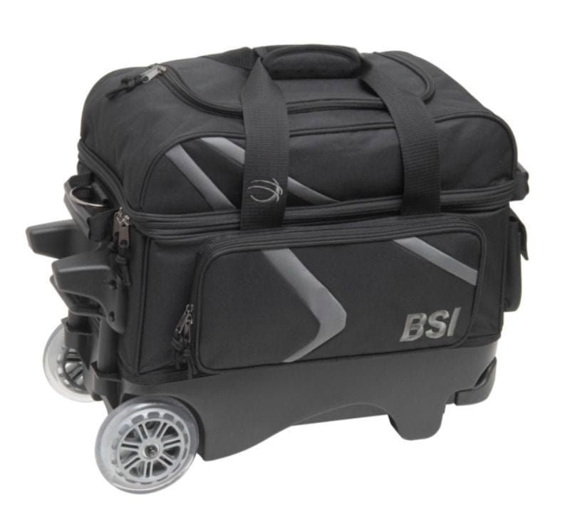 BSI Prime Double Roller Black/Charcoal Bowling Bag - Image 2