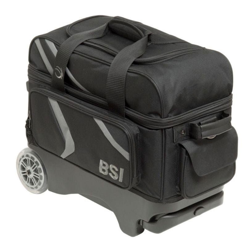 BSI Prime Double Roller Black/Charcoal Bowling Bag - Image 3