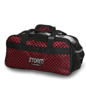 Storm 2 Ball Tote Black/Checkered Red Bowling Bag