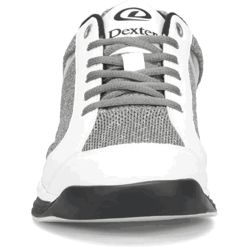 Dexter Men’s Wyoming Light Grey White Knit Bowling Shoes - Image 7