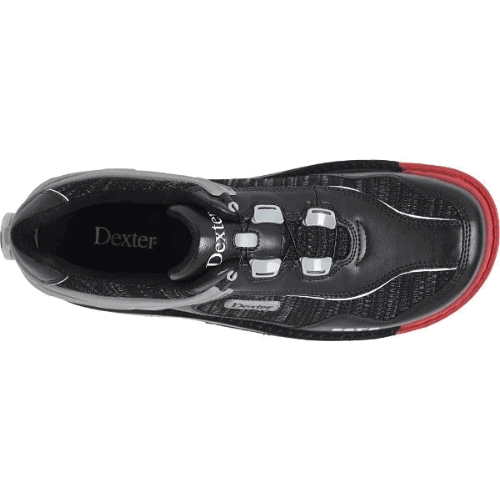 Dexter Mens SST 6 Hybrid BOA Black Knit Right Hand Bowling Shoes - Image 6