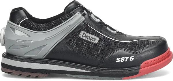 Dexter Mens SST 6 Hybrid BOA Black Knit Wide Right Hand Bowling Shoes - Image 3