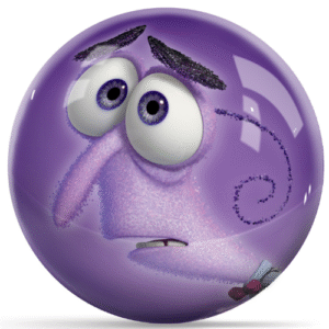 OnTheBallBowling Disney Inside Out Fear Bowling Ball