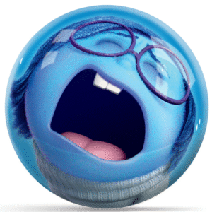 OnTheBallBowling Disney Inside Out Sadness Bowling Ball