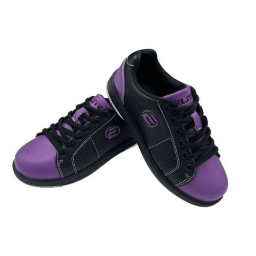 ELITE Youth Classic Black/Purple Bowling Shoes - Image 3