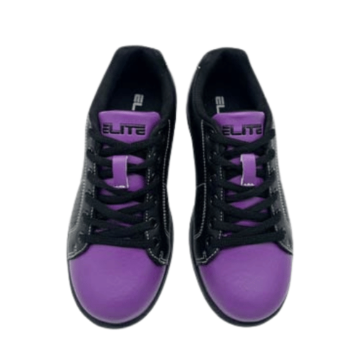 ELITE Youth Classic Black/Purple Bowling Shoes - Image 4