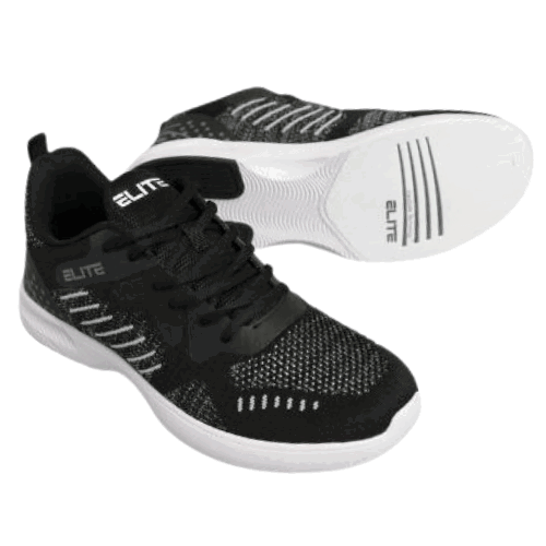 ELITE Men's Freedom Athletic Lace Up Bowling Shoes with Universal Sliding Soles for Right or Left Handed Bowlers