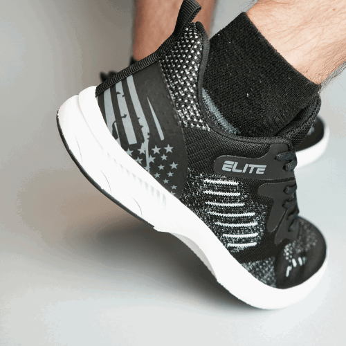 ELITE Men's Freedom Athletic Lace Up Bowling Shoes with Universal Sliding Soles for Right or Left Handed Bowlers - Image 6