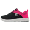 ELITE Women's Comfort Lace Up Black/Pink Bowling Shoes - Image 2