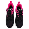 ELITE Women's Comfort Lace Up Black/Pink Bowling Shoes - Image 4