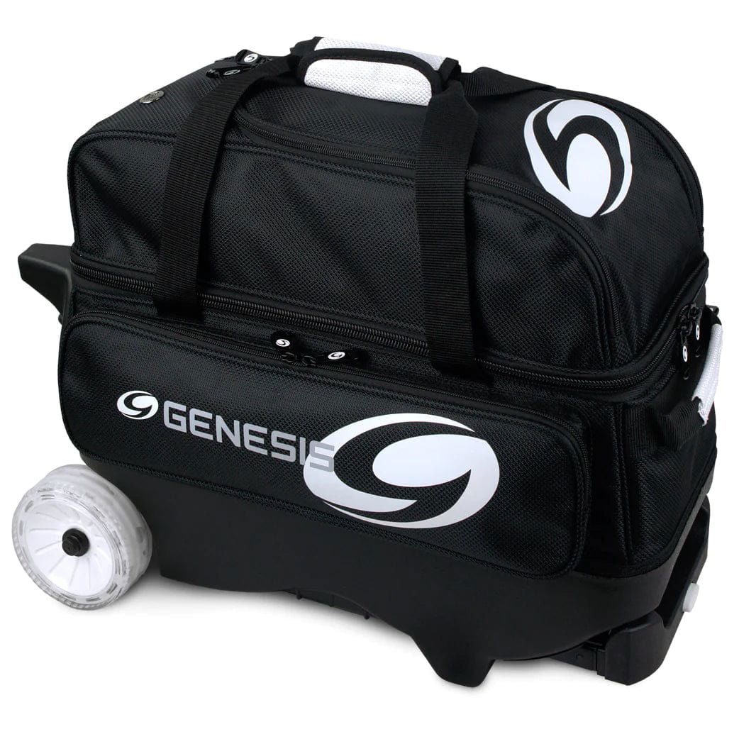 Genesis Sport 2 Ball Roller Bowling Bag Black - Image 4