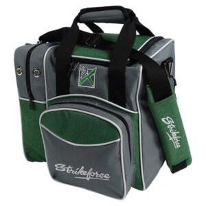 KR Strikeforce Flexx Single Tote Grey/Green Bowling Bag