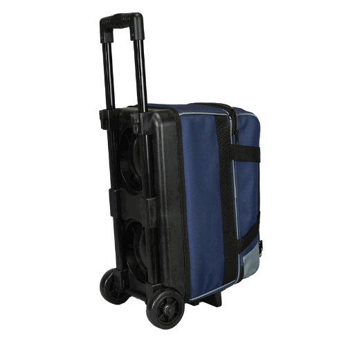 ELITE Basic Double Roller Navy/Grey Bowling Bag - Image 2