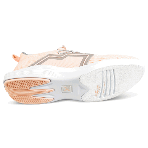 KR Strikeforce The Milan Coral/Grey Women's Athletic Bowling Shoes - Image 6