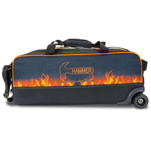 Hammer Dye-Sub Triple Tote - Flame Bowling Bag