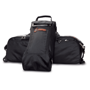 Hammer Premium Slim Triple Tote With Shoe Pouch Black Bowling Bag