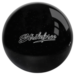 KR Strikeforce Polyester Black Sparkle Bowling Ball