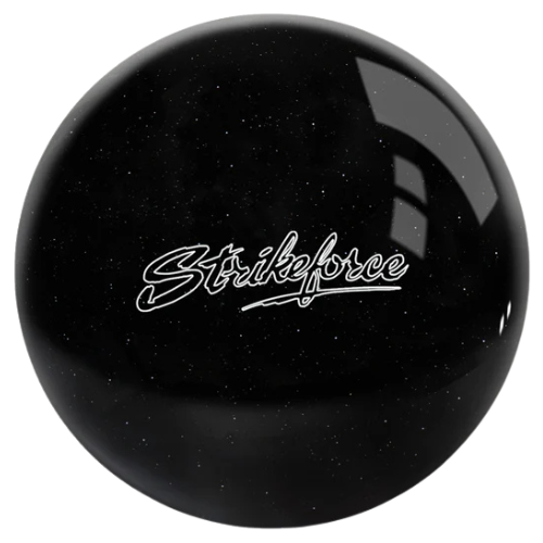 KR Strikeforce Polyester Black Sparkle Bowling Ball