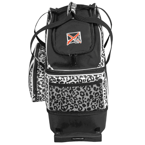 KR Strikeforce Cruiser Double Roller White Leopard Bowling Bag - Image 3