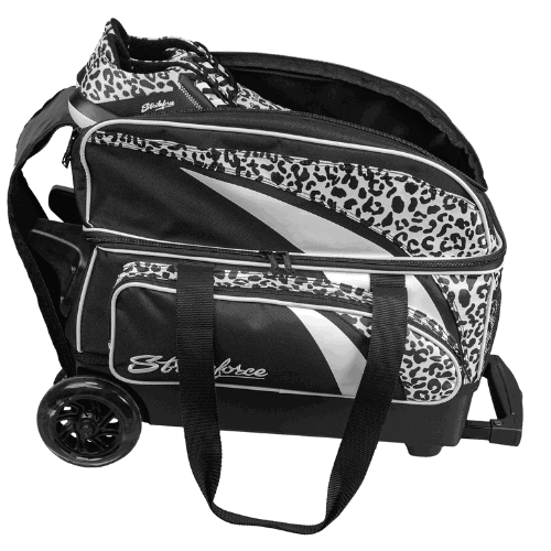 KR Strikeforce Cruiser Double Roller White Leopard Bowling Bag - Image 6