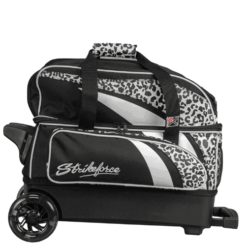 KR Strikeforce Cruiser Double Roller White Leopard Bowling Bag - Image 7