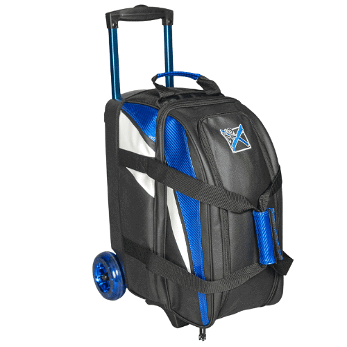 KR Strikeforce Cruiser Lux Double Roller Blue Bowling Bag - Image 2