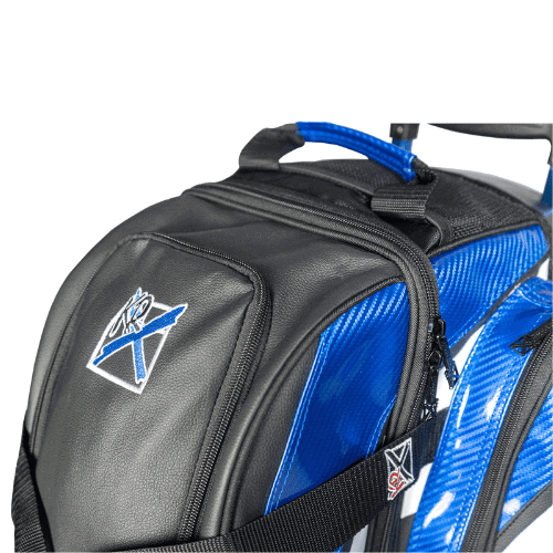 KR Strikeforce Cruiser Lux Double Roller Blue Bowling Bag - Image 4