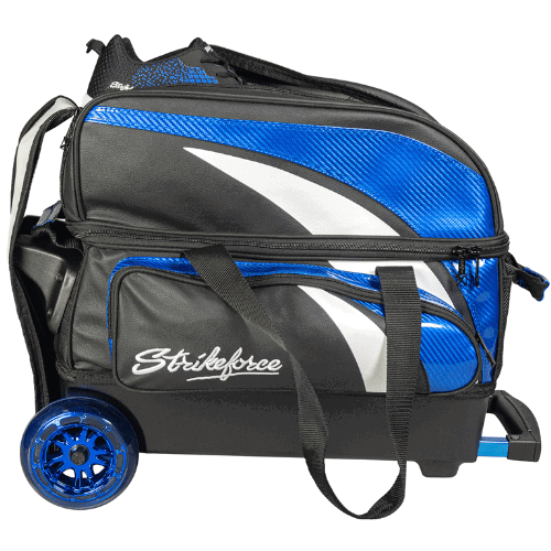 KR Strikeforce Cruiser Lux Double Roller Blue Bowling Bag - Image 6