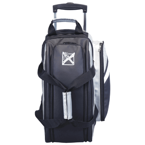 KR Strikeforce Cruiser Lux Double Roller Silver Bowling Bag - Image 3