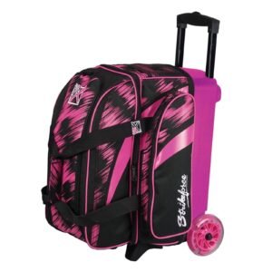 KR Strikeforce Cruiser Scratch Double Roller Pink Bowling Bag