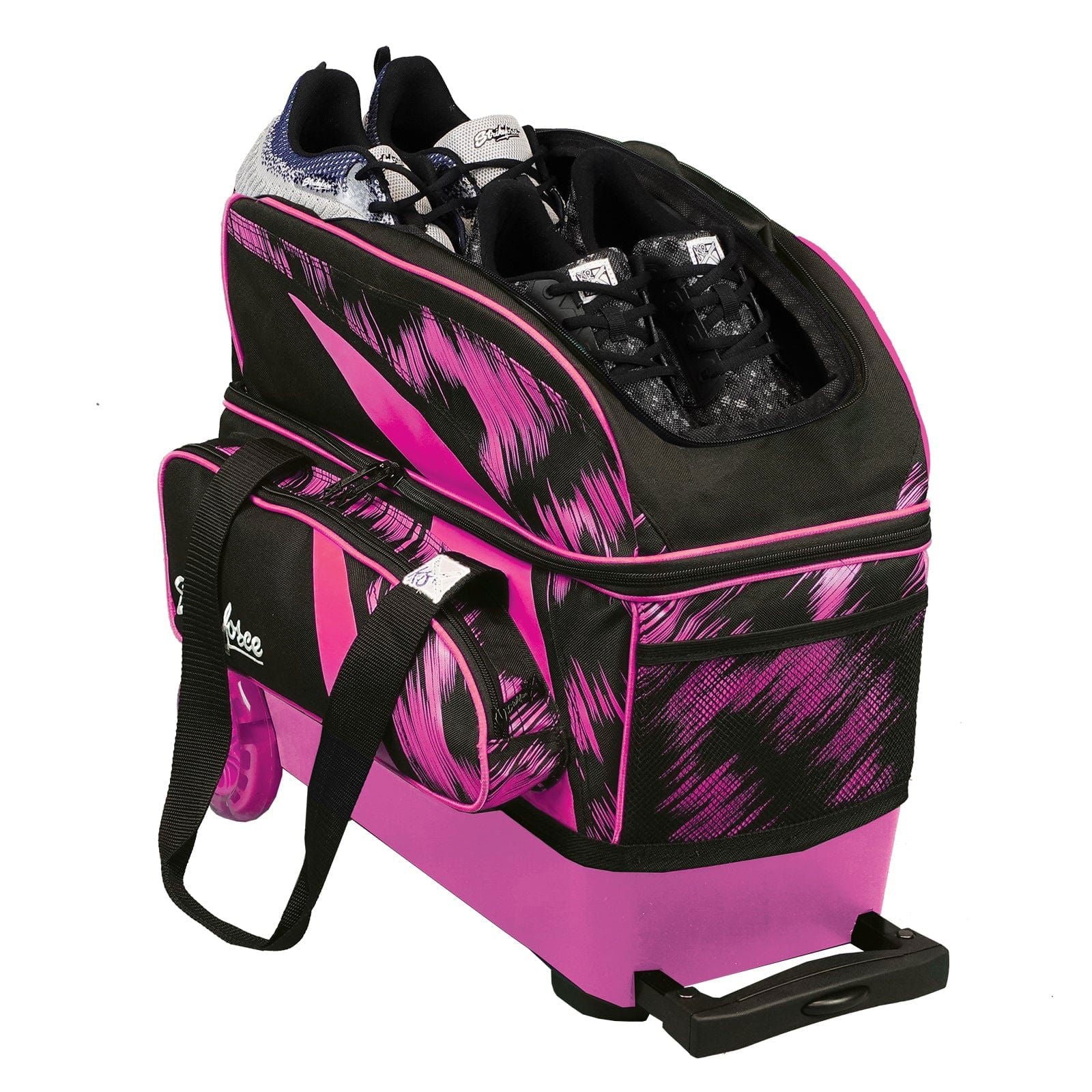 KR Strikeforce Cruiser Scratch Double Roller Pink Bowling Bag - Image 2