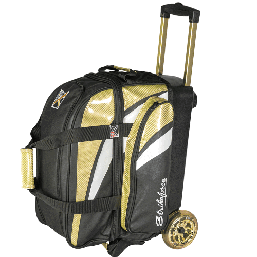 KR Strikeforce Cruiser Lux Double Roller Gold Bowling Bag
