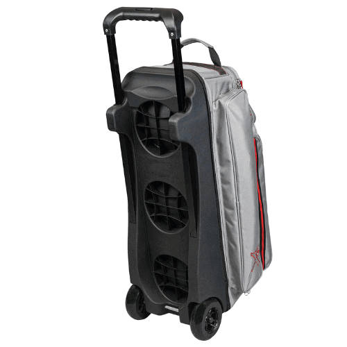 KR Strikeforce Diamond Grey Triple Roller Premium Bowling Bag - Image 3