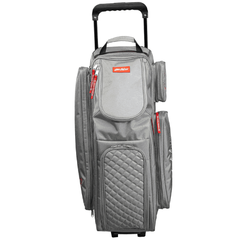 KR Strikeforce Diamond Grey Triple Roller Premium Bowling Bag - Image 4