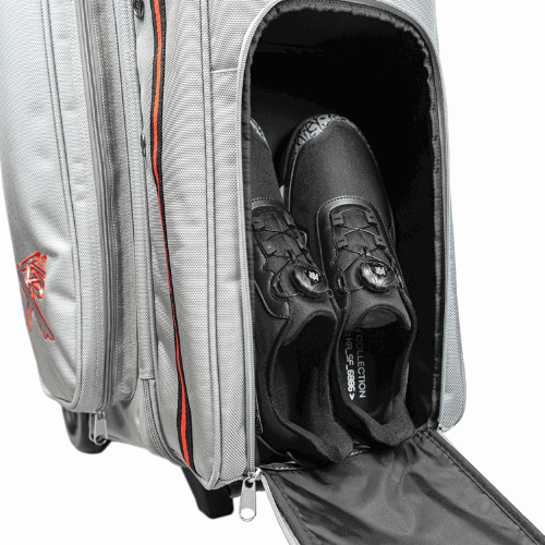 KR Strikeforce Diamond Grey Triple Roller Premium Bowling Bag - Image 7