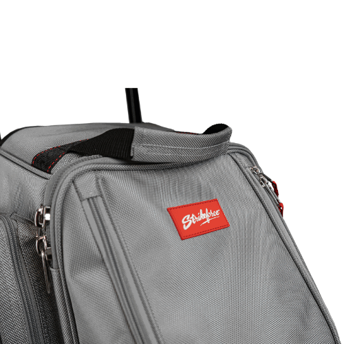 KR Strikeforce Diamond Grey Triple Roller Premium Bowling Bag - Image 9