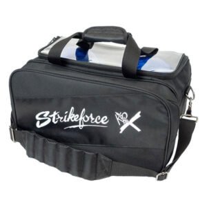KR Strikeforce Fast Double Tote With Shoes Black Bowling Bag