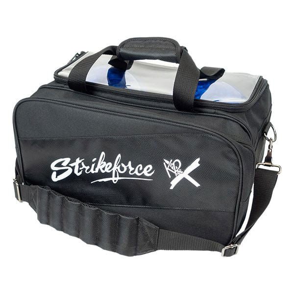 KR Strikeforce Fast Double Tote With Shoes Black Bowling Bag