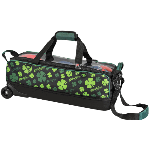 KR Strikeforce Fast Slim Shamrocks Triple Tote Bowling Bag