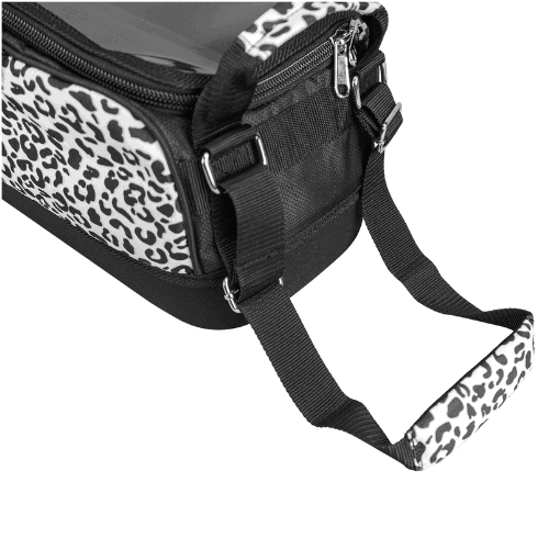 KR Strikeforce Fast Slim White Leopard Triple Tote Bowling Bag - Image 3
