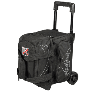 KR Strikeforce Hybrid Black Bowling Ball Single Roller Bowling Bag